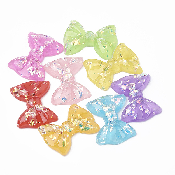 PandaHall Resin Cabochons, with Shell Chip, Bowknot, Mixed Color, 27x36x7mm Resin Bowknot Multicolor
PandaHall Resin Cabochons, with Shell Chip, Bowknot, Mixed Color, 27x36x7mm Resin Bowknot Multicolor
