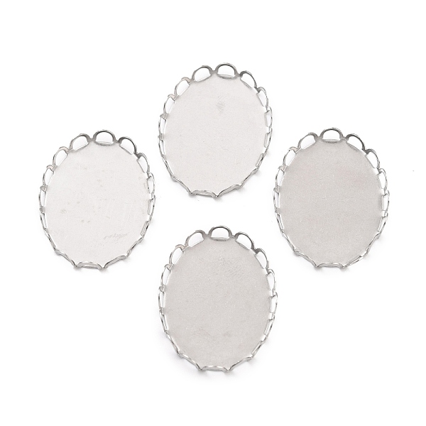 PandaHall 316 Surgical Stainless Steel Tray Settings, Lace Edge Bezel Cups, Oval, Stainless Steel Color, 26x19x3mm 316 Surgical Stainless...
PandaHall 316 Surgical Stainless Steel Tray Settings, Lace Edge Bezel Cups, Oval, Stainless Steel Color, 26x19x3mm 316 Surgical Stainless...