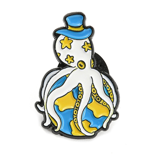 PandaHall Octopus & Planet Enamel Pins, Alloy Badge for Backpack Clothes, White, 26x17.5x1mm Alloy+Enamel Octopus White
PandaHall Octopus & Planet Enamel Pins, Alloy Badge for Backpack Clothes, White, 26x17.5x1mm Alloy+Enamel Octopus White