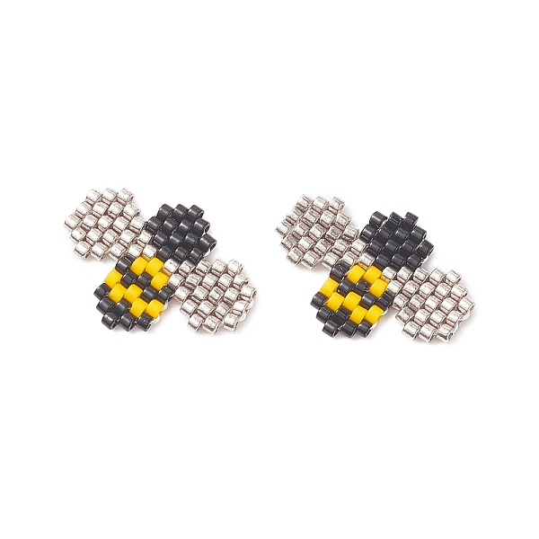 PandaHall Handmade MIYUKI Japanese Seed Beads, Loom Pattern, Bees, Yellow, 15x20~20.5x1.5mm Glass Bees Yellow
PandaHall Handmade MIYUKI Japanese Seed Beads, Loom Pattern, Bees, Yellow, 15x20~20.5x1.5mm Glass Bees Yellow