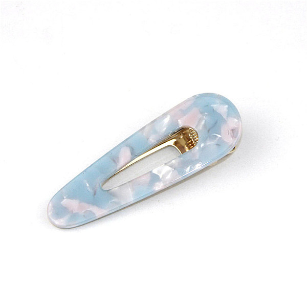 PandaHall Cellulose Acetate Alligator Hair Clips, Hair Accessories for Girls Women, Teardrop, Light Blue, 69x23mm Cellulose Acetate
PandaHall Cellulose Acetate Alligator Hair Clips, Hair Accessories for Girls Women, Teardrop, Light Blue, 69x23mm Cellulose Acetate