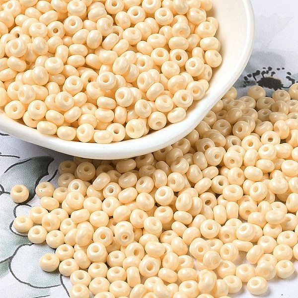 PandaHall Baking Paint Glass Seed Beads, Donut, Moccasin, 4x2.5mm, Hole: 1mm, about 6205pcs/pound Glass Donut Orange
PandaHall Baking Paint Glass Seed Beads, Donut, Moccasin, 4x2.5mm, Hole: 1mm, about 6205pcs/pound Glass Donut Orange