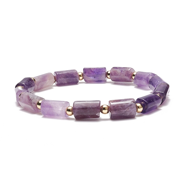PandaHall Natural Amethyst Column Beaded Stretch Bracelet, Gemstone Jewelry for Women, Inner Diameter: 2-1/8 inch(5.4cm) Amethyst
PandaHall Natural Amethyst Column Beaded Stretch Bracelet, Gemstone Jewelry for Women, Inner Diameter: 2-1/8 inch(5.4cm) Amethyst