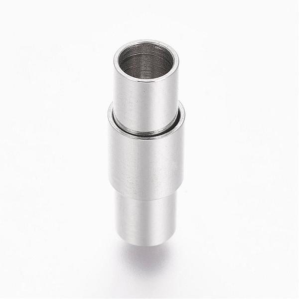 PandaHall 304 Stainless Steel Magnetic Clasps with Glue-in Ends, Column, Stainless Steel Color, 16.5x5.5mm, Hole: 3mm 304 Stainless Steel...
PandaHall 304 Stainless Steel Magnetic Clasps with Glue-in Ends, Column, Stainless Steel Color, 16.5x5.5mm, Hole: 3mm 304 Stainless Steel...