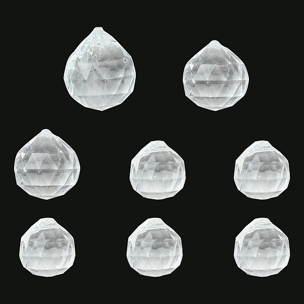 PandaHall Transparent Acrylic Pendants, Faceted, Round, Clear, 24.5~40.5x23.5~36mm, Hole: 1.9~4mm, 8pcs/bag Acrylic Round Clear
PandaHall Transparent Acrylic Pendants, Faceted, Round, Clear, 24.5~40.5x23.5~36mm, Hole: 1.9~4mm, 8pcs/bag Acrylic Round Clear