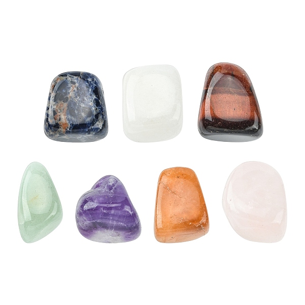 PandaHall 7Pcs 7 Styles Natural Mixed Gemstone Beads, Healing Stones, for 7 Chakras Balancing, Crystal Therapy, Meditation, Reiki, Tumbled...
PandaHall 7Pcs 7 Styles Natural Mixed Gemstone Beads, Healing Stones, for 7 Chakras Balancing, Crystal Therapy, Meditation, Reiki, Tumbled...