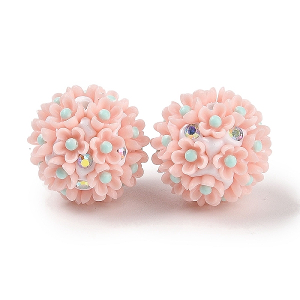 PandaHall Handmade Polymer Clay Rhinestone Beads, with Acrylic, Round with Flower, Misty Rose, 20~21mm, Hole: 2mm Polymer Clay+Acrylic...
PandaHall Handmade Polymer Clay Rhinestone Beads, with Acrylic, Round with Flower, Misty Rose, 20~21mm, Hole: 2mm Polymer Clay+Acrylic...