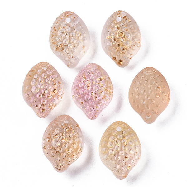 PandaHall Transparent Spray Painted Glass Charms, with Golden Foil, Textured, Lemon, Wheat, 14x10x9mm, Hole: 1mm Glass Fruit Orange
PandaHall Transparent Spray Painted Glass Charms, with Golden Foil, Textured, Lemon, Wheat, 14x10x9mm, Hole: 1mm Glass Fruit Orange