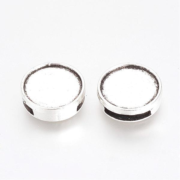 PandaHall Tibetan Style Alloy Slide Charms Cabochon Settings, Flat Round, Cadmium Free & Lead Free, Antique Silver, Tray: 14mm, 16x5mm, Hole...
PandaHall Tibetan Style Alloy Slide Charms Cabochon Settings, Flat Round, Cadmium Free & Lead Free, Antique Silver, Tray: 14mm, 16x5mm, Hole...