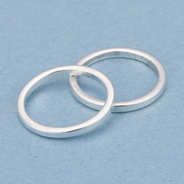 PandaHall Brass Linking Rings, Long-Lasting Plated, Round Ring, 925 Sterling Silver Plated, 12x1mm, Inner Diameter: 10mm Brass Ring
PandaHall Brass Linking Rings, Long-Lasting Plated, Round Ring, 925 Sterling Silver Plated, 12x1mm, Inner Diameter: 10mm Brass Ring