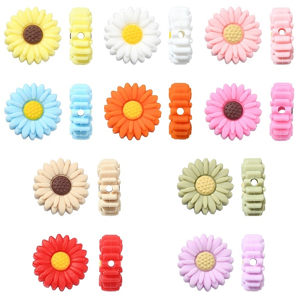 PandaHall 10Pcs 10 Colors Food Grade Eco-Friendly Silicone Beads, Chewing Beads For Teethers, DIY Nursing Necklaces Making, Daisy, Mixed..., Multicolor
PandaHall 10Pcs 10 Colors Food Grade Eco-Friendly Silicone Beads, Chewing Beads For Teethers, DIY Nursing Necklaces Making, Daisy, Mixed..., Multicolor
