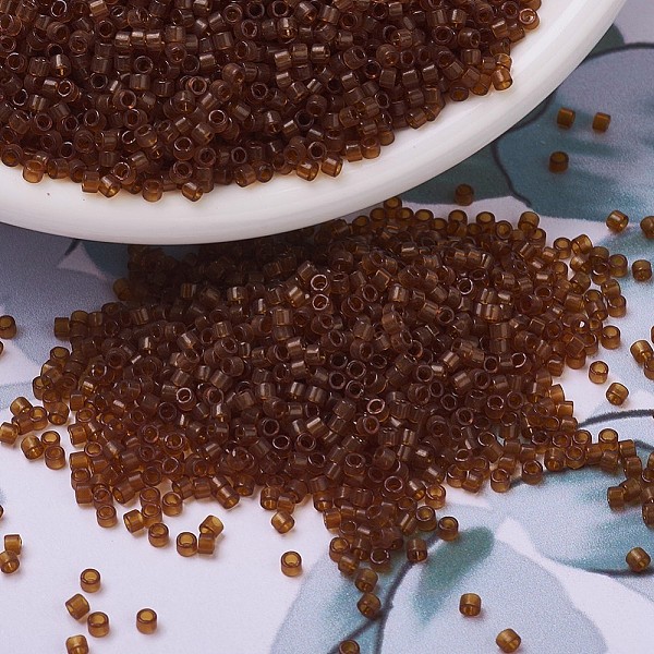 PandaHall MIYUKI Delica Beads, Cylinder, Japanese Seed Beads, 11/0, (DB0709) Transparent Dark Topaz, 1.3x1.6mm, Hole: 0.8mm, about..., Brown
PandaHall MIYUKI Delica Beads, Cylinder, Japanese Seed Beads, 11/0, (DB0709) Transparent Dark Topaz, 1.3x1.6mm, Hole: 0.8mm, about..., Brown