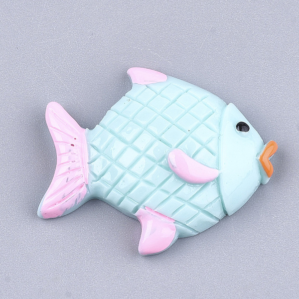 PandaHall Resin Cabochons, Tropical fish, Pale Turquoise, 25.5x30.5x8mm Resin Fish Cyan
PandaHall Resin Cabochons, Tropical fish, Pale Turquoise, 25.5x30.5x8mm Resin Fish Cyan