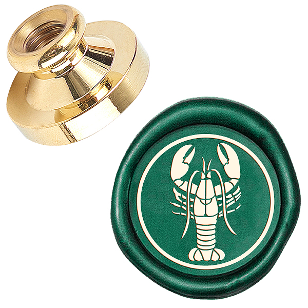 PandaHall DIY Scrapbook, Brass Wax Seal Stamp Head, Lobster, Golden, 25x14mm Brass
PandaHall DIY Scrapbook, Brass Wax Seal Stamp Head, Lobster, Golden, 25x14mm Brass