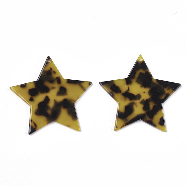 PandaHall Cellulose Acetate(Resin) Pendants, Star, Light Khaki, 43.5x45.5x2.5mm, Hole: 1.2mm Cellulose Acetate Star
PandaHall Cellulose Acetate(Resin) Pendants, Star, Light Khaki, 43.5x45.5x2.5mm, Hole: 1.2mm Cellulose Acetate Star