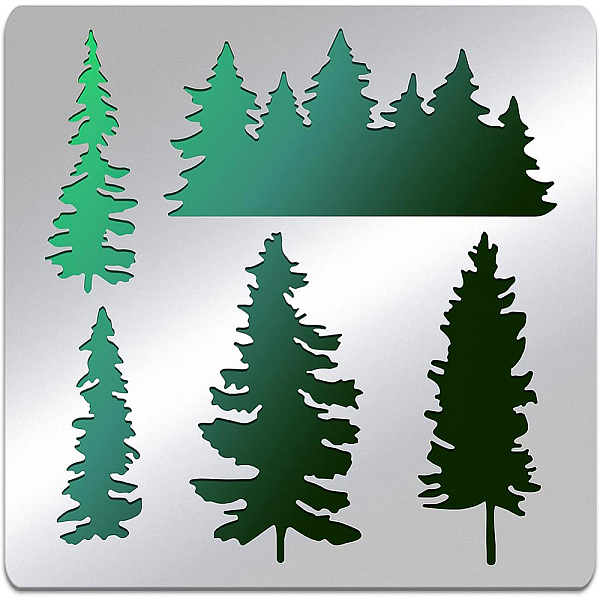 PandaHall BENECREAT Pine Tree Stainless Steel Stencil Template, 15.6x15.6cm Forest Metal Journal Stencils Templates Tool for Wood Burning...
PandaHall BENECREAT Pine Tree Stainless Steel Stencil Template, 15.6x15.6cm Forest Metal Journal Stencils Templates Tool for Wood Burning...