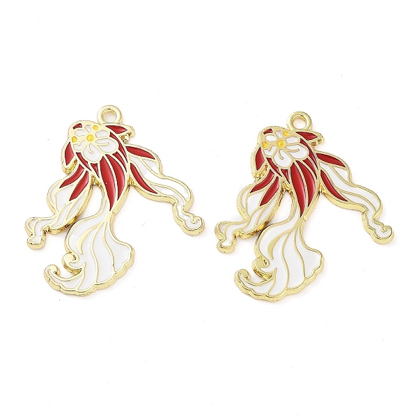 PandaHall Rack Plating Alloy Enamel Pendants, Golden, Fish Charm, Crimson, 23x28.5x1.5mm, Hole: 2mm Alloy+Enamel Fish Pink
PandaHall Rack Plating Alloy Enamel Pendants, Golden, Fish Charm, Crimson, 23x28.5x1.5mm, Hole: 2mm Alloy+Enamel Fish Pink