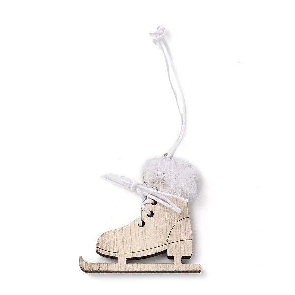 PandaHall Christmas Unfinished Wood Pendant Decorations, Wall Decorations, with Burlap Ropes & Iron Loops, Skiing Shoes, 11.5cm Wood Shoes
PandaHall Christmas Unfinished Wood Pendant Decorations, Wall Decorations, with Burlap Ropes & Iron Loops, Skiing Shoes, 11.5cm Wood Shoes