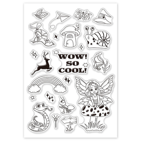 PandaHall PVC Plastic Stamps, for DIY Scrapbooking, Photo Album Decorative, Cards Making, Stamp Sheets, Angel & Fairy Pattern, 16x11x0.3cm...
PandaHall PVC Plastic Stamps, for DIY Scrapbooking, Photo Album Decorative, Cards Making, Stamp Sheets, Angel & Fairy Pattern, 16x11x0.3cm...