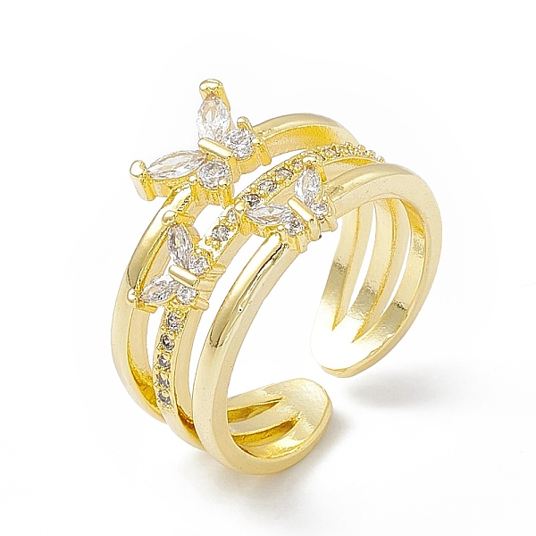 PandaHall Rack Plating Eco-Friendly Brass Micro Pave Clear Cubic Zirconia Rings, Long-Lasting Plated, Lead Free & Cadmium Free, Butterfly...
PandaHall Rack Plating Eco-Friendly Brass Micro Pave Clear Cubic Zirconia Rings, Long-Lasting Plated, Lead Free & Cadmium Free, Butterfly...