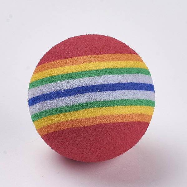 PandaHall EVA Rainbow Color Activities Funny Balls, Round, Colorful, 42mm Plastic Round
PandaHall EVA Rainbow Color Activities Funny Balls, Round, Colorful, 42mm Plastic Round