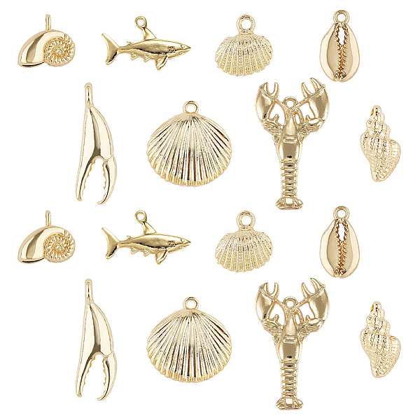 PandaHall SUNNYCLUE Alloy Pendants, Ocean Theme, Lead Free & Nickel Free & Cadmium Free, Mixed Shapes, Real 14K Gold Plated, 20x20x3mm, Hole...
PandaHall SUNNYCLUE Alloy Pendants, Ocean Theme, Lead Free & Nickel Free & Cadmium Free, Mixed Shapes, Real 14K Gold Plated, 20x20x3mm, Hole...