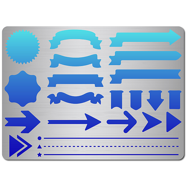 PandaHall GORGECRAFT 5.5x7.5 Inch Metal Journal Stencil Arrow Stencil Stainless Steel Polygonal Runes Sing Reusable Template for DIY...
PandaHall GORGECRAFT 5.5x7.5 Inch Metal Journal Stencil Arrow Stencil Stainless Steel Polygonal Runes Sing Reusable Template for DIY...