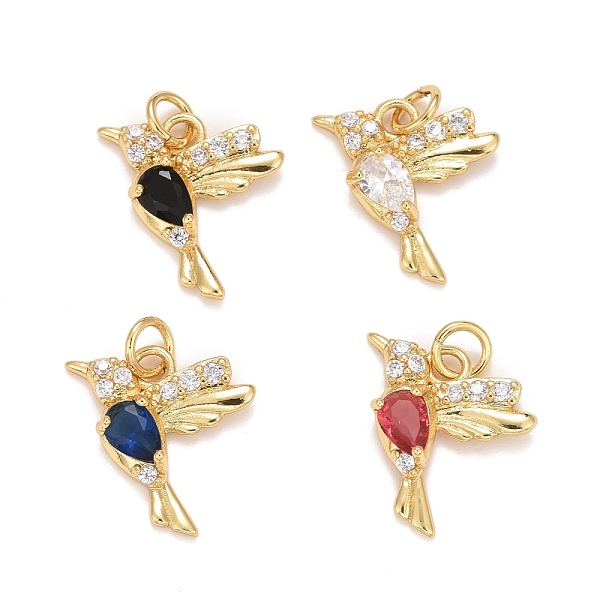PandaHall Cubic Zirconia Pendants, with Rack Plating Real 18K Gold Plated Brass, with Jump Rings, Long-Lasting Plated, Lead Free & Cadmium..., Multicolor
PandaHall Cubic Zirconia Pendants, with Rack Plating Real 18K Gold Plated Brass, with Jump Rings, Long-Lasting Plated, Lead Free & Cadmium..., Multicolor