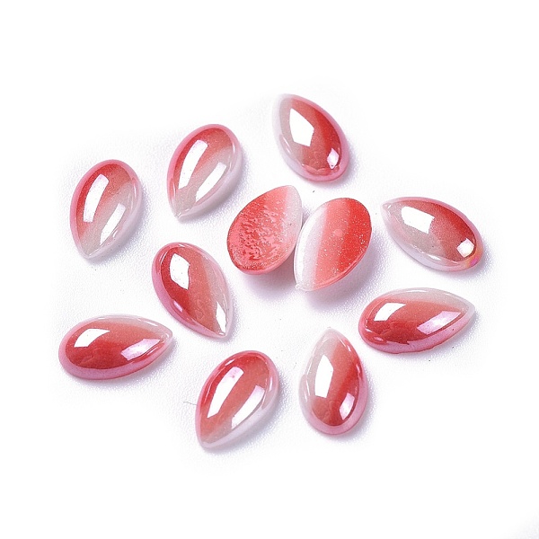 PandaHall Opaque Glass Cabochons, Stripe Pattern, teardrop, Colorful, 10x6x3mm Glass Teardrop
PandaHall Opaque Glass Cabochons, Stripe Pattern, teardrop, Colorful, 10x6x3mm Glass Teardrop