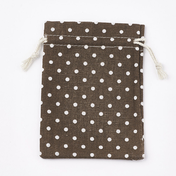 PandaHall Polycotton(Polyester Cotton) Packing Pouches Drawstring Bags, Polka Dot Pattern, Saddle Brown, 14x10cm Polycotton Polka Dot Brown
PandaHall Polycotton(Polyester Cotton) Packing Pouches Drawstring Bags, Polka Dot Pattern, Saddle Brown, 14x10cm Polycotton Polka Dot Brown
