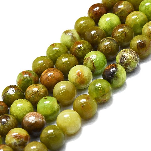 PandaHall Natural Green Opal Beads Strands, Round, 10mm, Hole: 1mm, about 37~39pcs/strand, 15.35''~15.75''(39~40cm) Green Opal Round
PandaHall Natural Green Opal Beads Strands, Round, 10mm, Hole: 1mm, about 37~39pcs/strand, 15.35''~15.75''(39~40cm) Green Opal Round