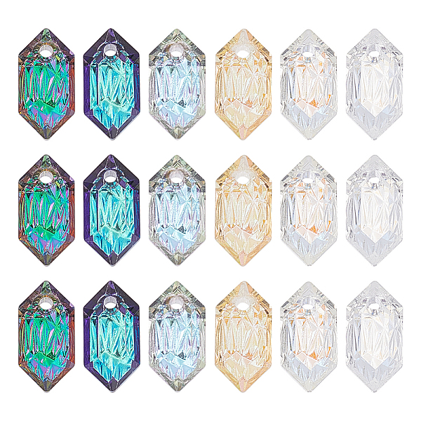 PandaHall HOBBIESAY 18Pcs 6 Colors Embossed Glass Rhinestone Charms, Bicone, Faceted, Mixed Color, 13x6.5x4mm, Hole: 1.5mm, 3pcs/color Glass..., Multicolor
PandaHall HOBBIESAY 18Pcs 6 Colors Embossed Glass Rhinestone Charms, Bicone, Faceted, Mixed Color, 13x6.5x4mm, Hole: 1.5mm, 3pcs/color Glass..., Multicolor