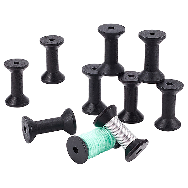 PandaHall AHANDMAKER 10 Pcs Wooden Empty Spools, 2.4 inch Empty Thread Spools, Wire Weaving Bobbins for Embroidery and Sewing Machines Arts..., Black
PandaHall AHANDMAKER 10 Pcs Wooden Empty Spools, 2.4 inch Empty Thread Spools, Wire Weaving Bobbins for Embroidery and Sewing Machines Arts..., Black