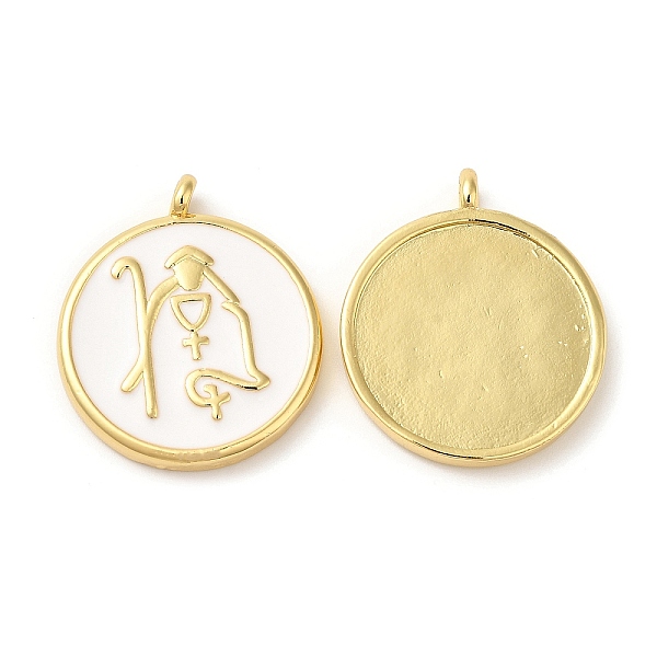 PandaHall Eco-Friendly Brass Enamel Pendants, Lead Free & Cadmium Free, Real 18K Gold Plated, Flat Round Charm, White, 26x22x3mm, Hole: 2mm...
PandaHall Eco-Friendly Brass Enamel Pendants, Lead Free & Cadmium Free, Real 18K Gold Plated, Flat Round Charm, White, 26x22x3mm, Hole: 2mm...