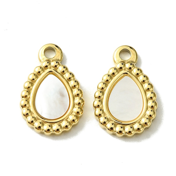 PandaHall Ion Plating(IP) 304 Stainless Steel Pave Shell Teardrop Charms, Real 14K Gold Plated, 15x10x2mm, Hole: 1.6mm Shell Teardrop
PandaHall Ion Plating(IP) 304 Stainless Steel Pave Shell Teardrop Charms, Real 14K Gold Plated, 15x10x2mm, Hole: 1.6mm Shell Teardrop