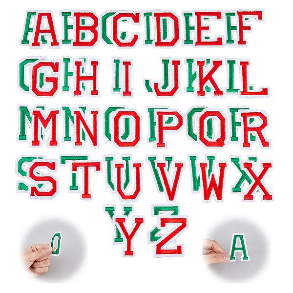 PandaHall HOBBIESAY 52Pcs 2 Colors Christmas Theme Iron on Patches Felt Fabrics Cloth Sewing Appliques 26 Capital Letters Embroidery..., Multicolor
PandaHall HOBBIESAY 52Pcs 2 Colors Christmas Theme Iron on Patches Felt Fabrics Cloth Sewing Appliques 26 Capital Letters Embroidery..., Multicolor