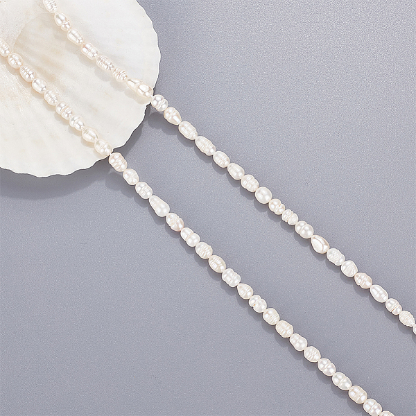 PandaHall 2 Strands Natural Cultured Freshwater Pearl Beads Strands, Rice, Seashell Color, 7~11x5.5~6.5mm, Hole: 0.7mm, about...
PandaHall 2 Strands Natural Cultured Freshwater Pearl Beads Strands, Rice, Seashell Color, 7~11x5.5~6.5mm, Hole: 0.7mm, about...