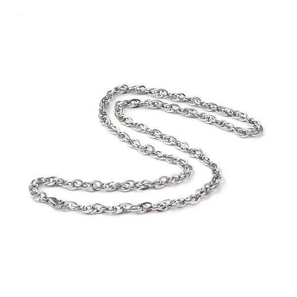 PandaHall 201 Stainless Steel Rope Chain Necklace for Men Women, Stainless Steel Color, 20.28 inch(51.5cm) 201 Stainless Steel
PandaHall 201 Stainless Steel Rope Chain Necklace for Men Women, Stainless Steel Color, 20.28 inch(51.5cm) 201 Stainless Steel