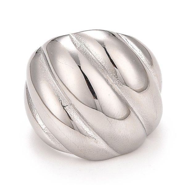 PandaHall 304 Stainless Steel Textured Chunky Ring, Croissant Ring for Women, Stainless Steel Color, US Size 7 1/4(17.5mm) 304 Stainless...
PandaHall 304 Stainless Steel Textured Chunky Ring, Croissant Ring for Women, Stainless Steel Color, US Size 7 1/4(17.5mm) 304 Stainless...