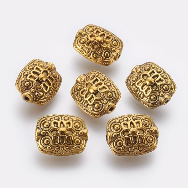 PandaHall Tibetan Style Beads, Zinc Alloy Beads, Antique Golden Color, Lead Free & Cadmium Free, Rectangle, Size: about 11mm wide, 13mm long...
PandaHall Tibetan Style Beads, Zinc Alloy Beads, Antique Golden Color, Lead Free & Cadmium Free, Rectangle, Size: about 11mm wide, 13mm long...