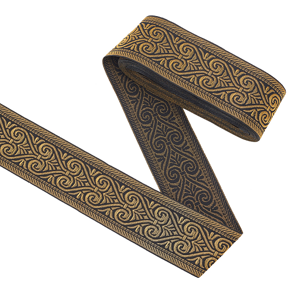 PandaHall Polyester Jacquard Flower Ribbons, Dark Goldenrod, 2 inch(50mm) Polyester Flower
PandaHall Polyester Jacquard Flower Ribbons, Dark Goldenrod, 2 inch(50mm) Polyester Flower