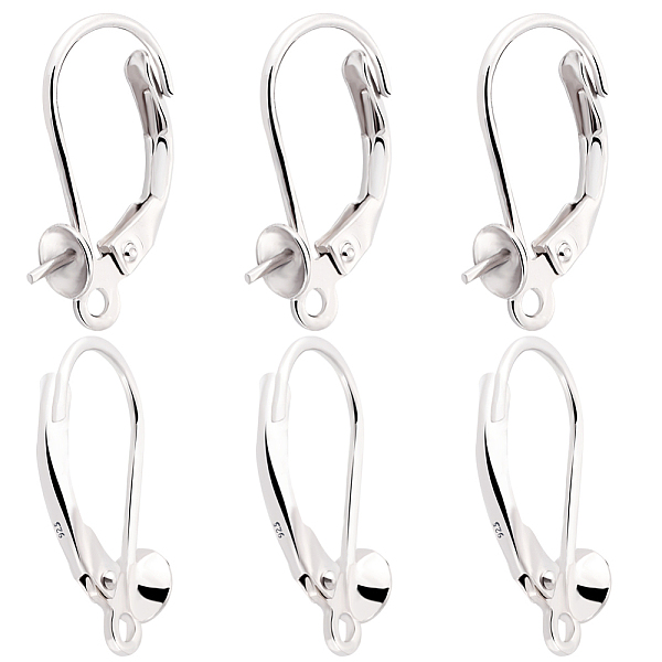 PandaHall Beebeecraft 6Pcs Sterling Silver Leverback Earring Hooks French Earwire Findings with 1.2mm Loop and 0.6mm Cap Pins for Half...
PandaHall Beebeecraft 6Pcs Sterling Silver Leverback Earring Hooks French Earwire Findings with 1.2mm Loop and 0.6mm Cap Pins for Half...