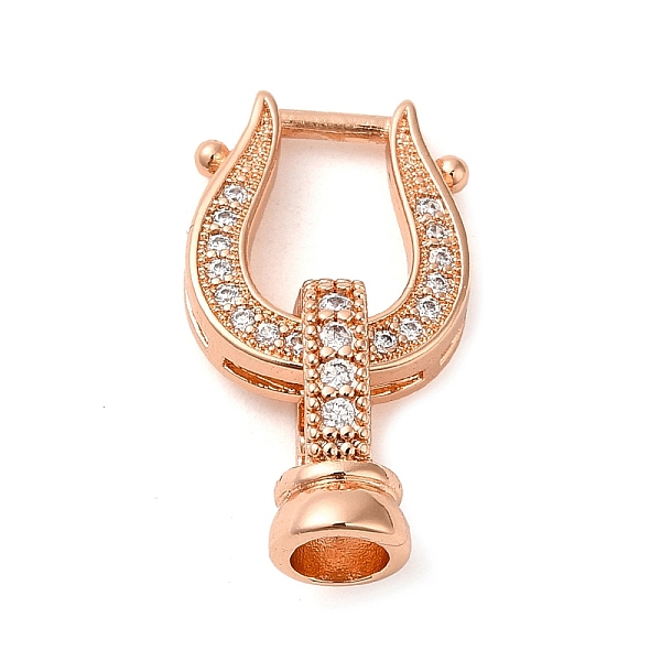 PandaHall Rack Plating Brass Micro Pave Clear Cubic Zirconia U-Shaped Fold Over Clasps, Cadmium Free & Lead Free, Long-Lasting Plated, Rose...
PandaHall Rack Plating Brass Micro Pave Clear Cubic Zirconia U-Shaped Fold Over Clasps, Cadmium Free & Lead Free, Long-Lasting Plated, Rose...