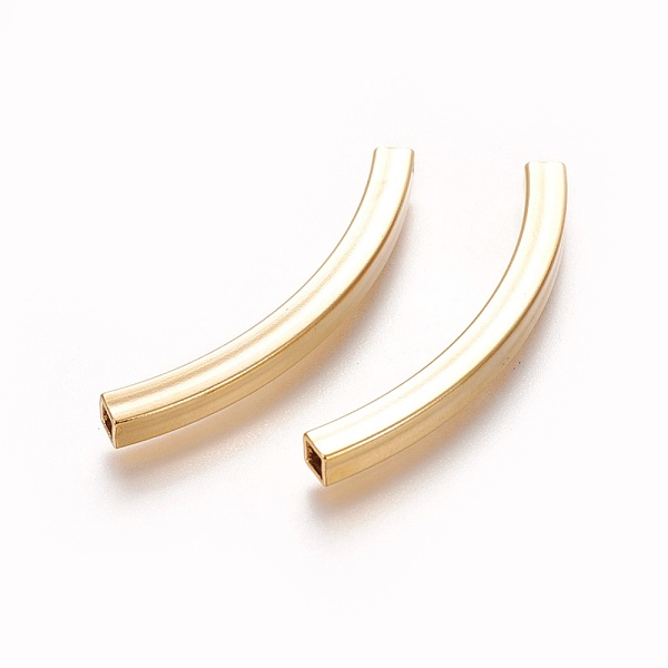 PandaHall 304 Stainless Steel Tube Beads, Square Hole, Golden, 45x4x4mm, Hole: 3x3mm 304 Stainless Steel Tube
PandaHall 304 Stainless Steel Tube Beads, Square Hole, Golden, 45x4x4mm, Hole: 3x3mm 304 Stainless Steel Tube