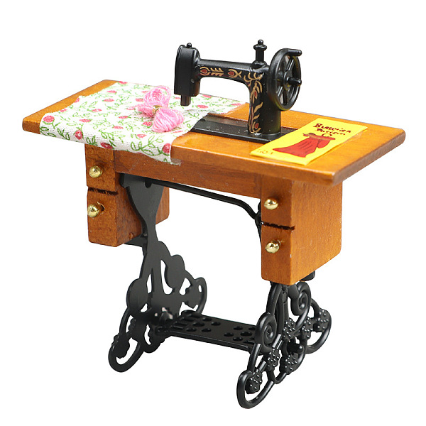 PandaHall Retro Wood & Metal Mini Sewing Machine, for Miniature Doll Home Decoration, Flower Pattern, 35x80x80mm Wood Flower White
PandaHall Retro Wood & Metal Mini Sewing Machine, for Miniature Doll Home Decoration, Flower Pattern, 35x80x80mm Wood Flower White