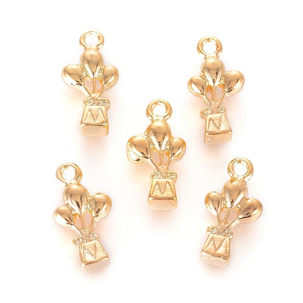 PandaHall Brass Charms, Hot Air Balloon, Real 18K Gold Plated, 11.5x6x3mm, Hole: 1mm Brass Balloon
PandaHall Brass Charms, Hot Air Balloon, Real 18K Gold Plated, 11.5x6x3mm, Hole: 1mm Brass Balloon