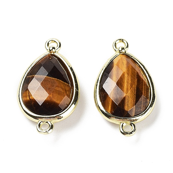 PandaHall Natural Tiger Eye Links connectors, with Golden Tone Brass Findings, Teardrop, 22x12x5mm, Hole: 1.6mm Tiger Eye Teardrop
PandaHall Natural Tiger Eye Links connectors, with Golden Tone Brass Findings, Teardrop, 22x12x5mm, Hole: 1.6mm Tiger Eye Teardrop
