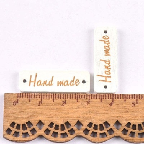 PandaHall Schima Superba Wood Links, Rectangle with Word Handmade, White, 9x30mm, Hole: 1.5mm Wood Rectangle White
PandaHall Schima Superba Wood Links, Rectangle with Word Handmade, White, 9x30mm, Hole: 1.5mm Wood Rectangle White