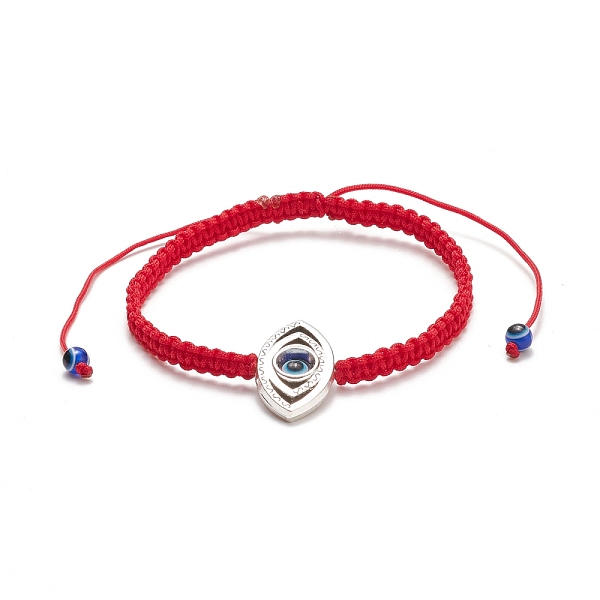 PandaHall Resin Evil Eye & Alloy Braided Bead Bracelet, Adjustable Bracelet for Women, Horse Eye Pattern, Inner Diameter: 2~4-1/8 inch..., Red
PandaHall Resin Evil Eye & Alloy Braided Bead Bracelet, Adjustable Bracelet for Women, Horse Eye Pattern, Inner Diameter: 2~4-1/8 inch..., Red