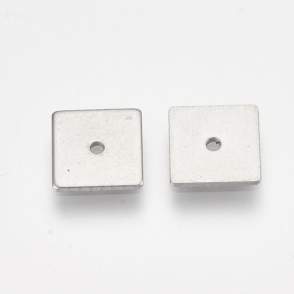 PandaHall 201 Stainless Steel Spacer Beads, Square, Stainless Steel Color, 8x8x0.7mm, Hole: 1mm 201 Stainless Steel Square
PandaHall 201 Stainless Steel Spacer Beads, Square, Stainless Steel Color, 8x8x0.7mm, Hole: 1mm 201 Stainless Steel Square